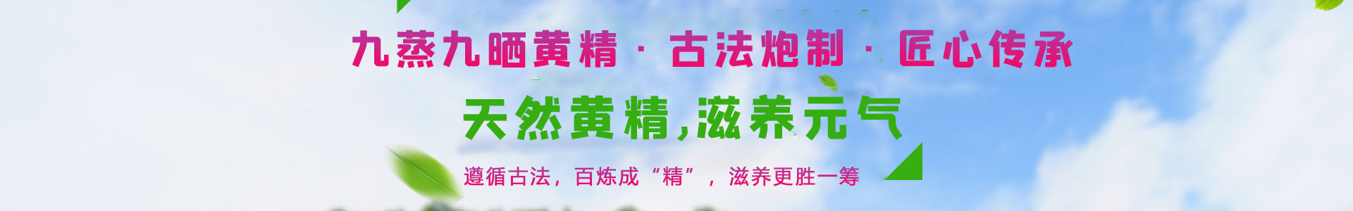 九蒸九晒黄精