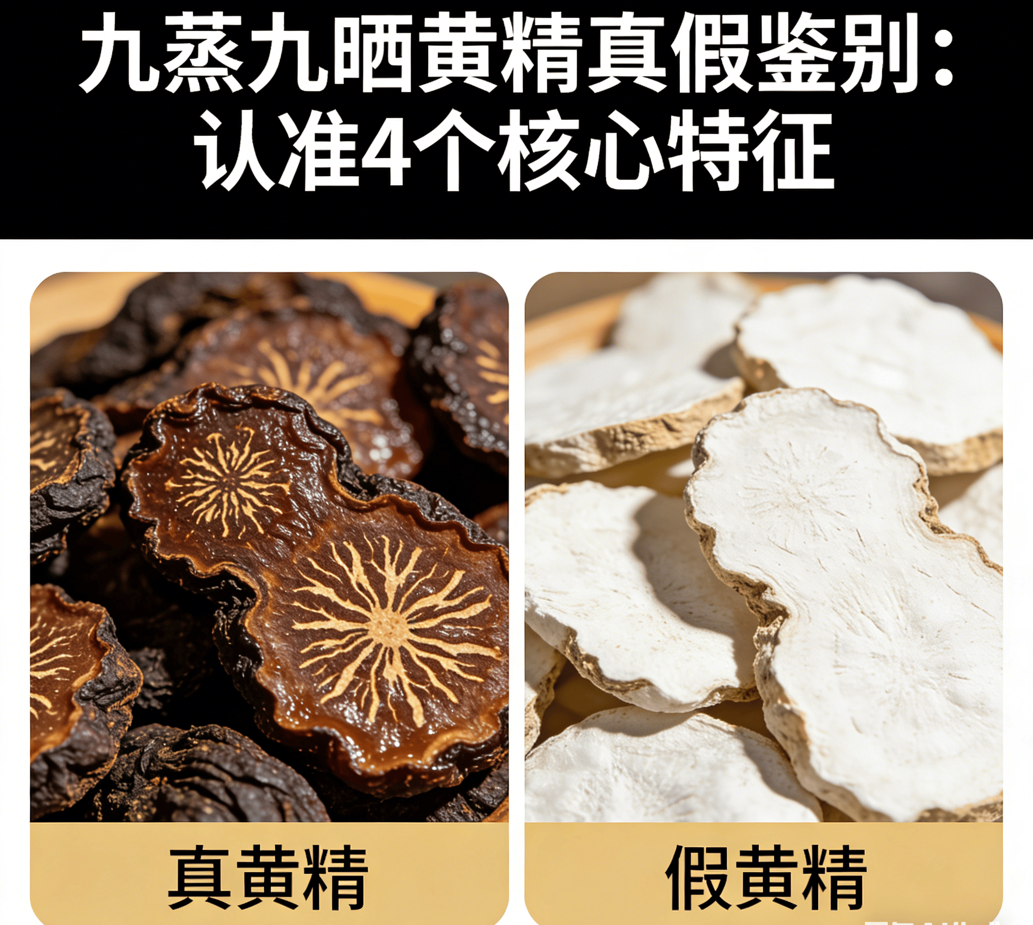 为什么 “4 个特征” 能快速辨黄精真假？
