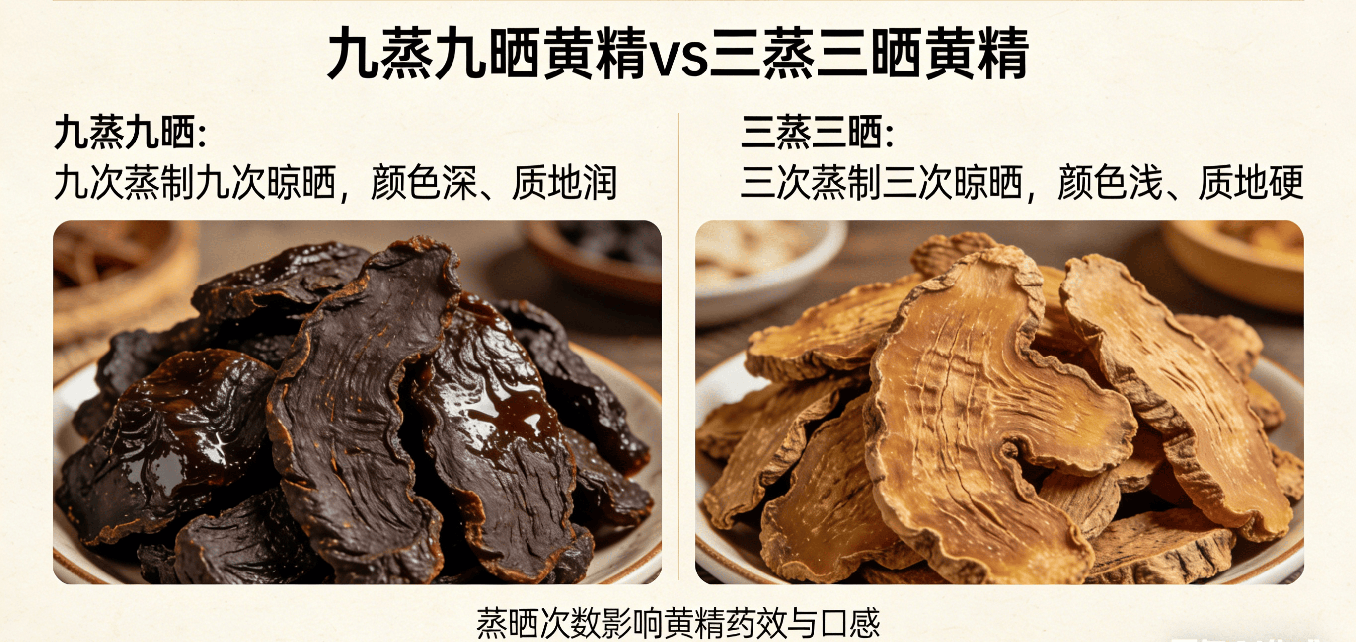 九蒸九晒黄精传统工艺